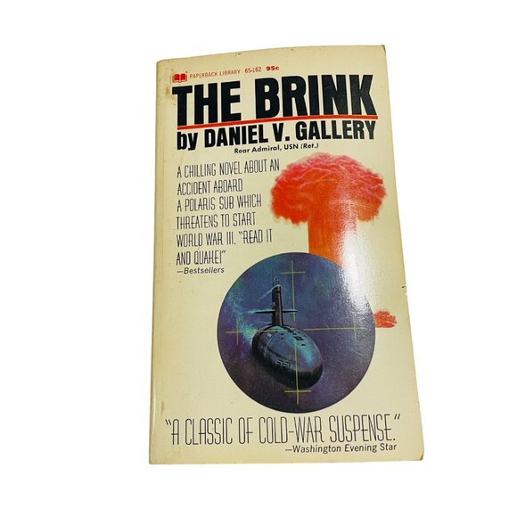 The Brink By Daniel V. Gallery Paperback Library Edition 1969 Vintage Book - Picture 1 of 7